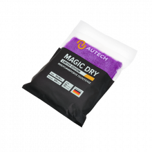 MAGIC DRY Микрофибровое полотенце 50*80 см, фиолетовое, 600гр/м2 для сушки авто