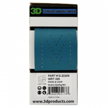 3D Шлифовальный материал в полосе Ceramic Paper 2-3/4"x13yd 220 Grit Multi-Hole
