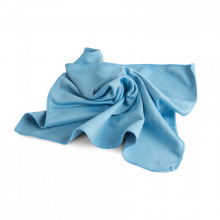 Салфетка для стёкол 40х40 см. голубая.  300гр, 