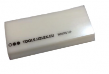 Uzlex Ракель полиуретановый "White-UP" мягкий 110x50x7мм