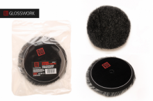 Glosswork Black&White Wool Pad Черно-белый меховой полировальный круг 75мм.