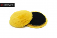 Glosswork Yellow Wool Pad Желтый меховой полировальный круг 125мм